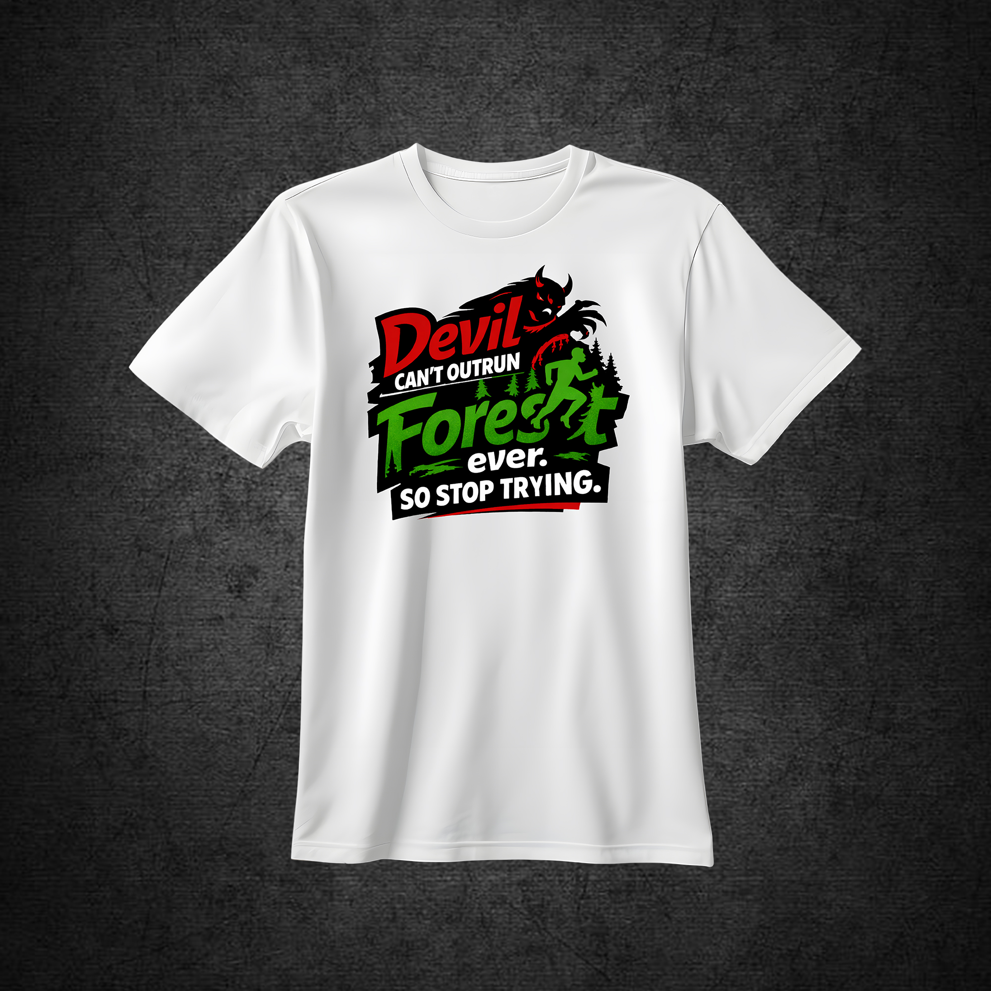 Devil can't outrun forrest Tee