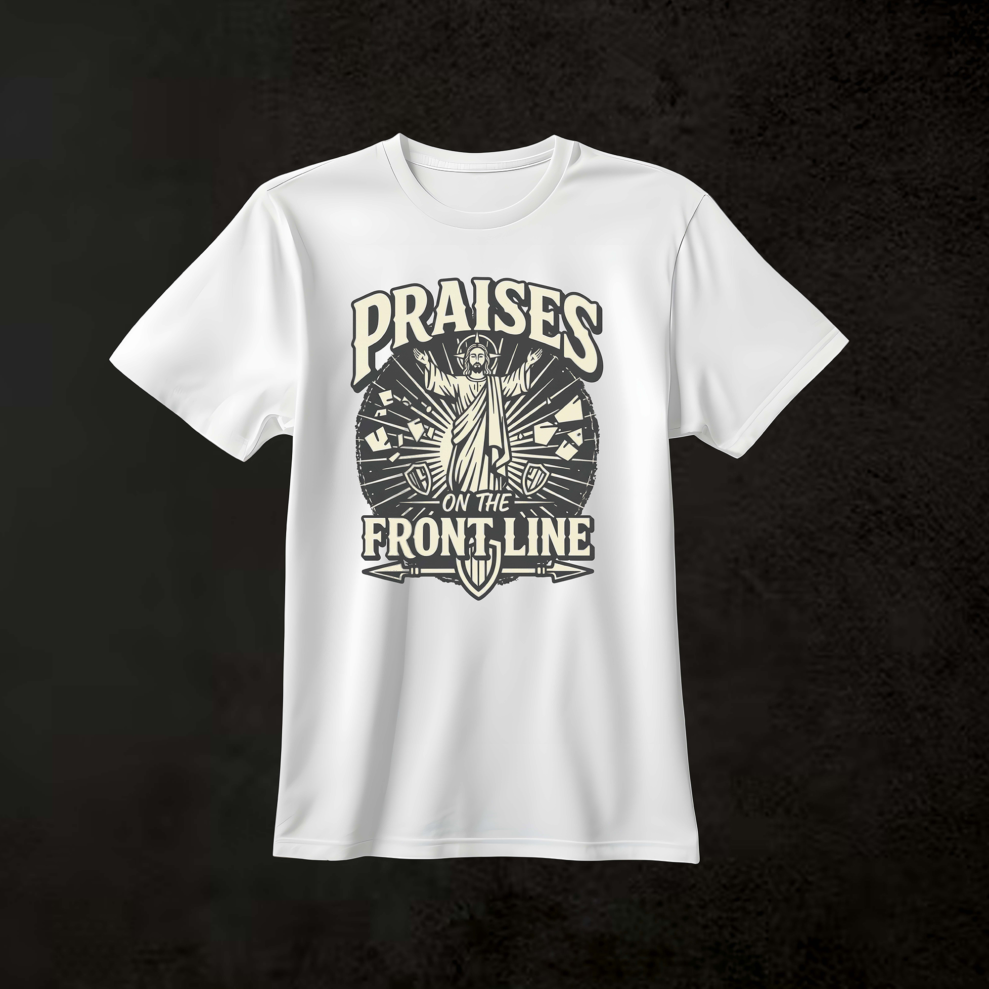 Praises on the front line Tee
